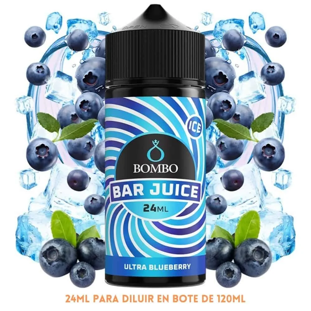 Aroma Bombo Bar Juice Ultra Blueberry Ice Longfill 24/120ml