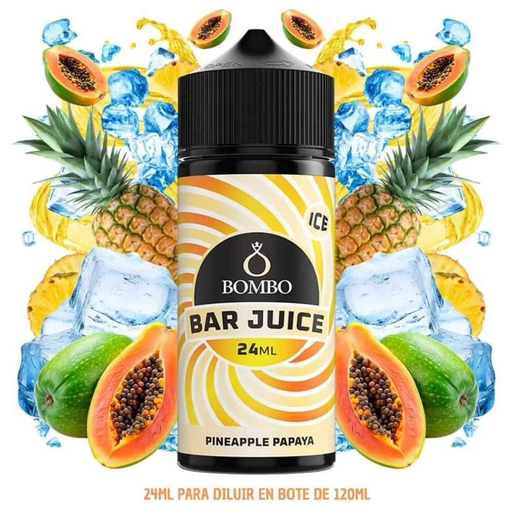 Aroma Bombo Bar Juice Pineapple Papaya Ice Longfill 24/120ml
