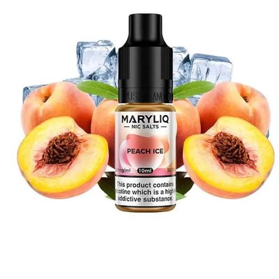 Maryliq Nic Salts Peach Ice 10ml