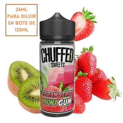 Aroma Chuffed Sweets Strawberry Kiwi Gum Longfill 24/120ml