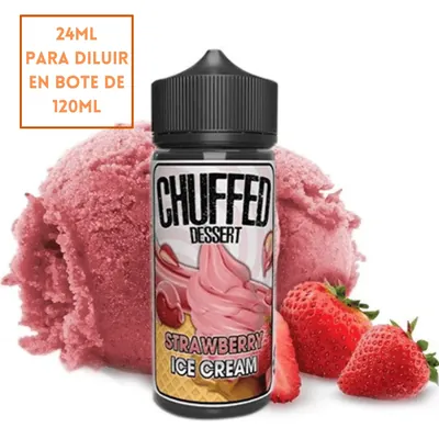 Aroma Chuffed Desserts Strawberry Ice Cream Longfill 24/120ml