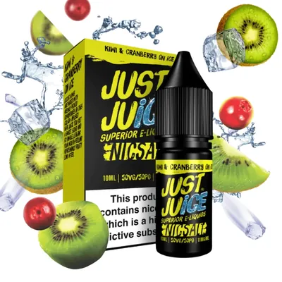 Just Juice Sales Kiwi y Cranberry On Ice 10ml