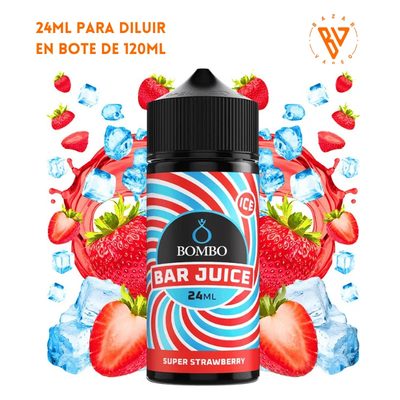Aroma Bombo Bar Juice Super Strawberry Ice 24/120ml