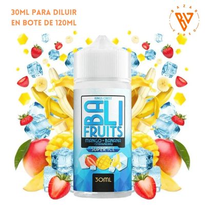 Aroma Bali Fruits Mango Banana Strawberry Super Ice Longfill 30/120ml