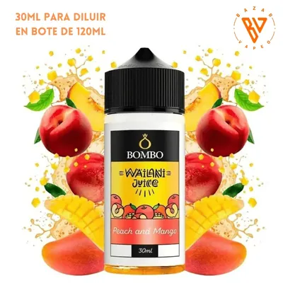 Aroma Bombo Peach and Mango Longfill 30/120ml