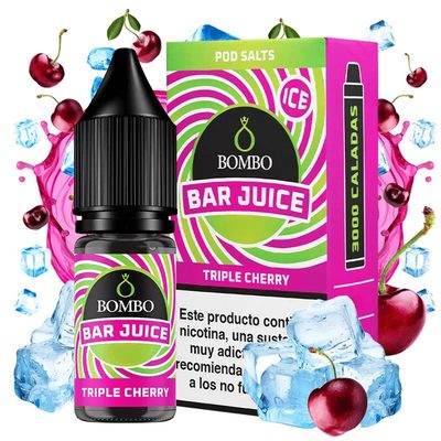 Bombo Salts Bar Juice Triple Cherry Ice 10ml
