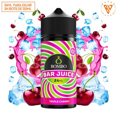 Aroma Bombo Bar Juice Triple Cherry Ice Longfill 24/120ml
