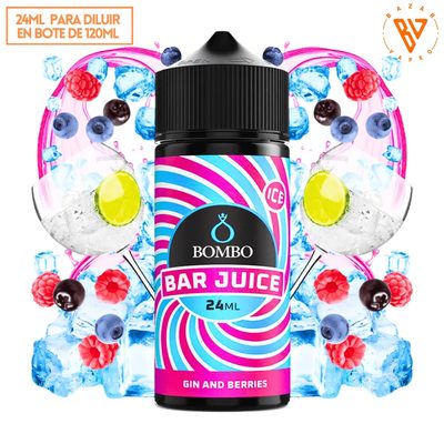 Aroma Bombo Bar Juice Gin & Berries Ice Longfill 24/120ml