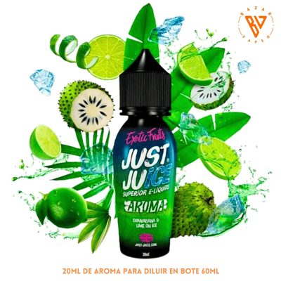 Aroma Just Juice Guanabana And Lime Ice Longfill 20/60ml