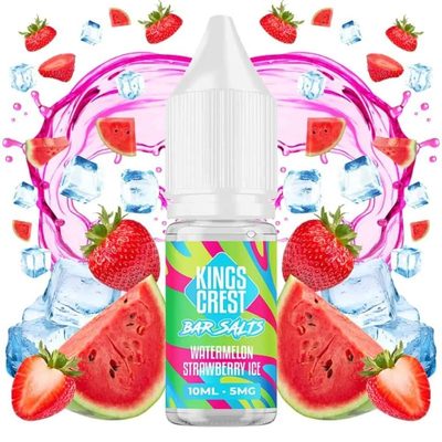 Kings Crest Salts Watermelon Strawberry Ice 10ml
