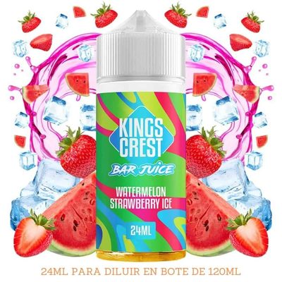 Aroma Kings Crest Watermelon Strawberry Ice Longfill 24/120ml