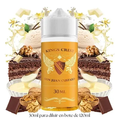 Aroma Kings Crest Don Juan Custard 30/120ml