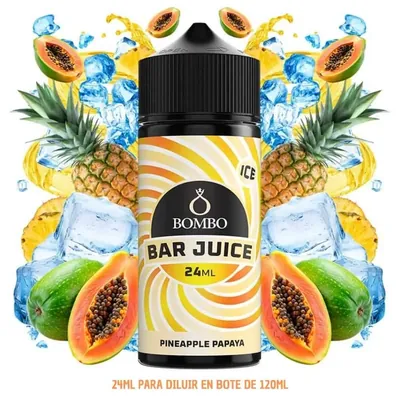 Aroma Bombo Bar Juice Pineapple Papaya Ice Longfill 24/120ml