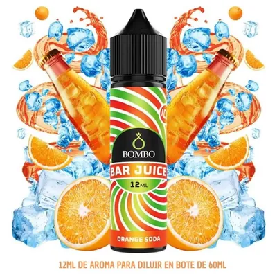 Aroma Bombo Bar Juice Orange Soda Ice Longfill 12/60ml