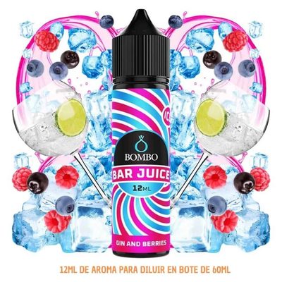 Aroma Bombo Bar Juice Gin And Berries Ice Longfill 12/60ml