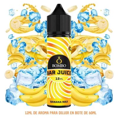 Aroma Bombo Bar Juice Banana Max Ice Longfill 12/60ml
