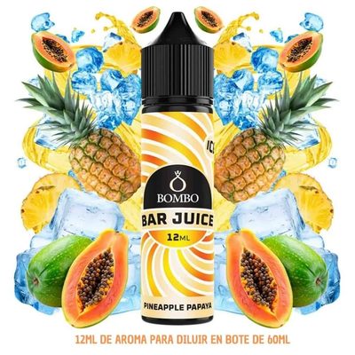 Aroma Bombo Bar Juice Pineapple Papaya Ice Longfill 12/60ml