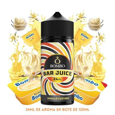 Aroma Bombo Bar Juice Vanilla Custard Longfill 24/120ml