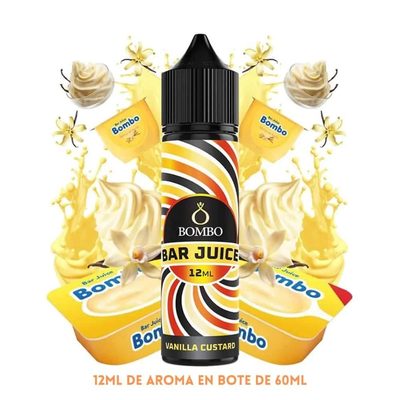 Aroma Bombo Bar Juice Vanilla Custard Longfill 12/60ml