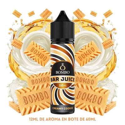 Aroma Bombo Bar Juice Creamy Cookie Longfill 12/60ml