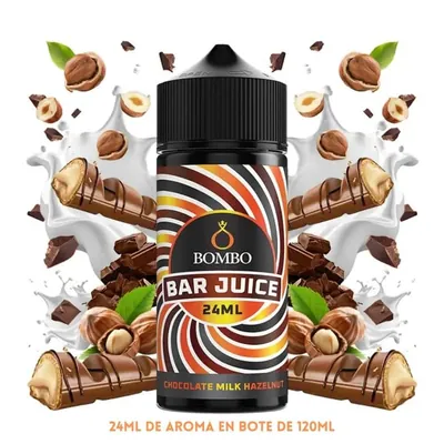 Aroma Bombo Bar Juice Chocolate Milk Halzenut Longfill 24/120ml