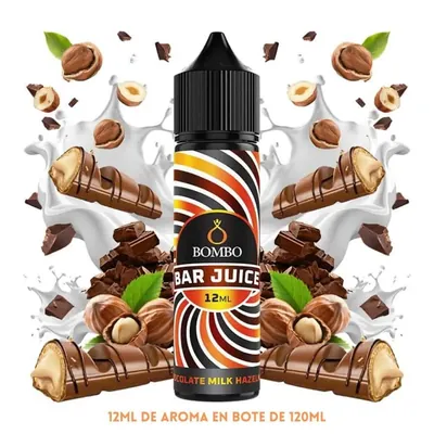 Aroma Bombo Bar Juice Chocolate Milk Halzenut Longfill 12/60ml
