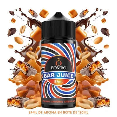 Aroma Bombo Bar Juice Peanut Chocolate Caramel Longfill 24/120ml