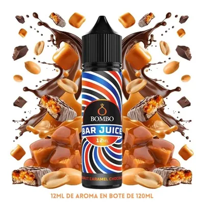 Aroma Bombo Bar Juice Peanut Chocolate Caramel Longfill 12/60ml