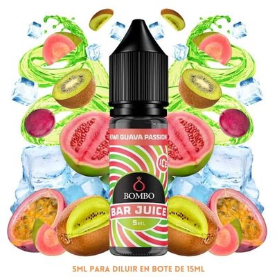 Aroma Bombo Bar Juice Kiwi Guava Passion Ice Mini Longfill