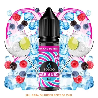 Aroma Bombo Bar Juice Gin &amp; Berries Ice Mini Longfill