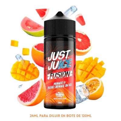 Aroma Just Juice Fusion Blood Orange Mango Ice Longfill 24/120ml
