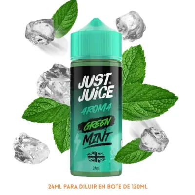 Aroma Just Juice Mint Range Green Longfill 24/120ml