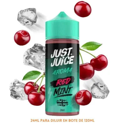 Aroma Just Juice Mint Range Red Longfill 24/120ml