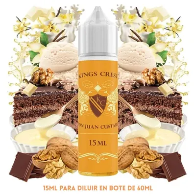 KINGS CREST Aroma Don Juan Custard Longfill 15/60ml