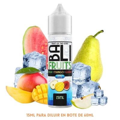 BALI FRUITS, KINGS CREST Aroma Bali Fruits Pear Mango Guava Ice Longfill 15/60ml