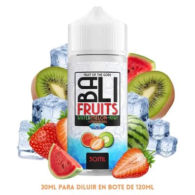 BALI FRUITS, KINGS CREST Aroma Bali Fruits Watermelon Kiwi Strawberry Ice Longfill 30/120ml