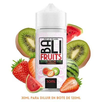 BALI FRUITS, KINGS CREST Aroma Bali Fruits Watermelon Kiwi Strawberry Longfill 30/120ml
