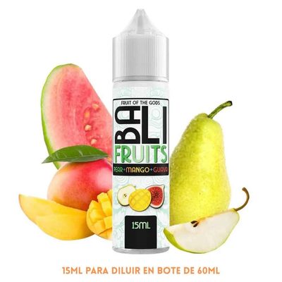 BALI FRUITS, KINGS CREST Aroma Bali Fruits Pear Mango Guava Longfill 15/60ml