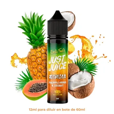 Aroma Just Juice Pineapple Papaya Coconut Longfill 12/60ml