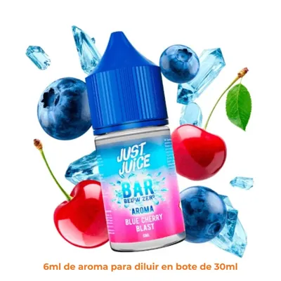 Aroma Just Juice Below Zero Blue Cherry Blast Mini Longfill 6/30ml