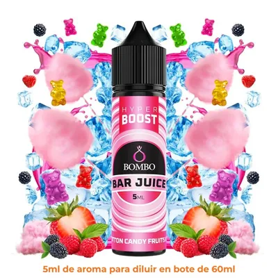 Aroma Bombo Hyper Boost 5ml Cotton Candy Fruits Ice