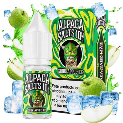 Alpaca Salts Sour Apple Ice 10ml - SAL-498-317606-20MG
