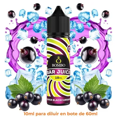 Aroma Bombo Bar Juice Super Blackcurrant Longfill 10/60ml