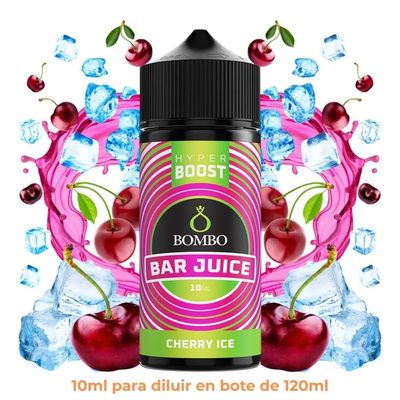 Aroma Bombo Bar Juice Hyper Boost Cherry Ice Longfill 10/120ml