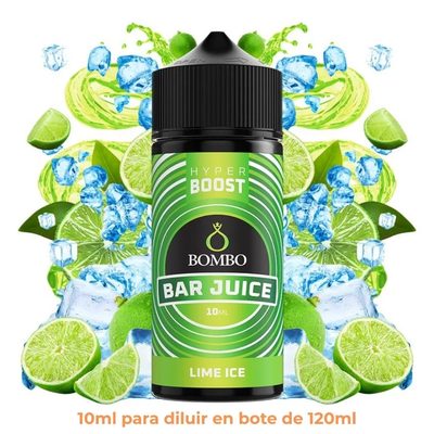 Aroma Bombo Bar Juice Hyper Boost Lime Ice Longfill 10/120ml