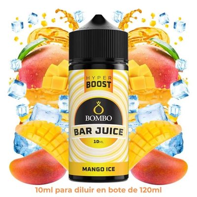 Aroma Bombo Bar Juice Hyper Boost Mango Ice Longfill 10/120ml