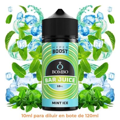 Aroma Bombo Bar Juice Hyper Boost Mint Ice Longfill 10/120ml