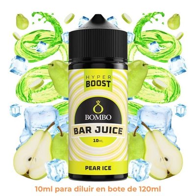 Aroma Bombo Bar Juice Hyper Boost Pear Ice Longfill 10/120ml