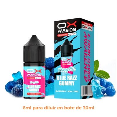 Aroma Ox Passion Blue Razz Gummy Longfill 6/30ml