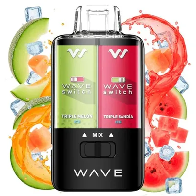 Bud Vape Wave Switch 40.000 Puffs Triple Sandia Ice - Triple Melon Ice (0mg)